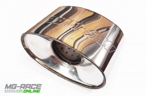пламегаситель коллекторный овальный gk-169x100 , MG-Race