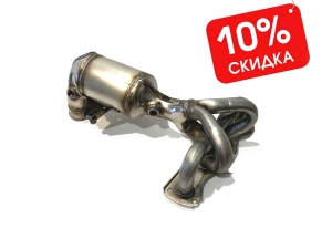 SPZ-P42501, Коллектор с пламегасителем Citroen C4 II (B7) 1.6л (двиг. EP6)