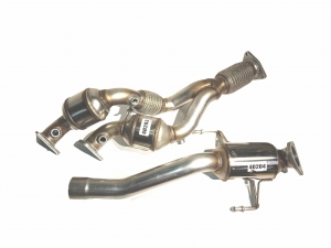GP-40203-40204, Пламегаситель Porsche Cayenne I (2002-2007) 3,2л (220л.с.) (комплект 3шт.)