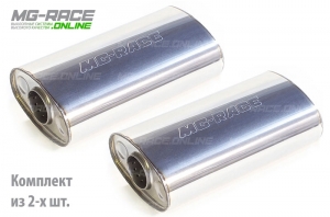 Пламегасители (низ) на Audi A6 Allroad I (C5) (2000-2006) 2,7л. 250/254 л.с. APB, BEL, ARE, BES , MG-Race