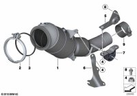 SPC-B20TN20B20, Катализатор керамический SPRINT на BMW 3 F30 2,0T двиг. N20B20